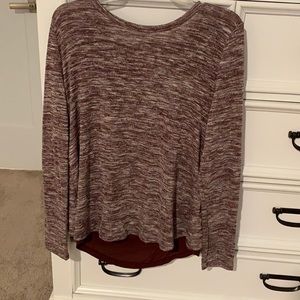 Open back long sleeve shirt Old Navy Medium